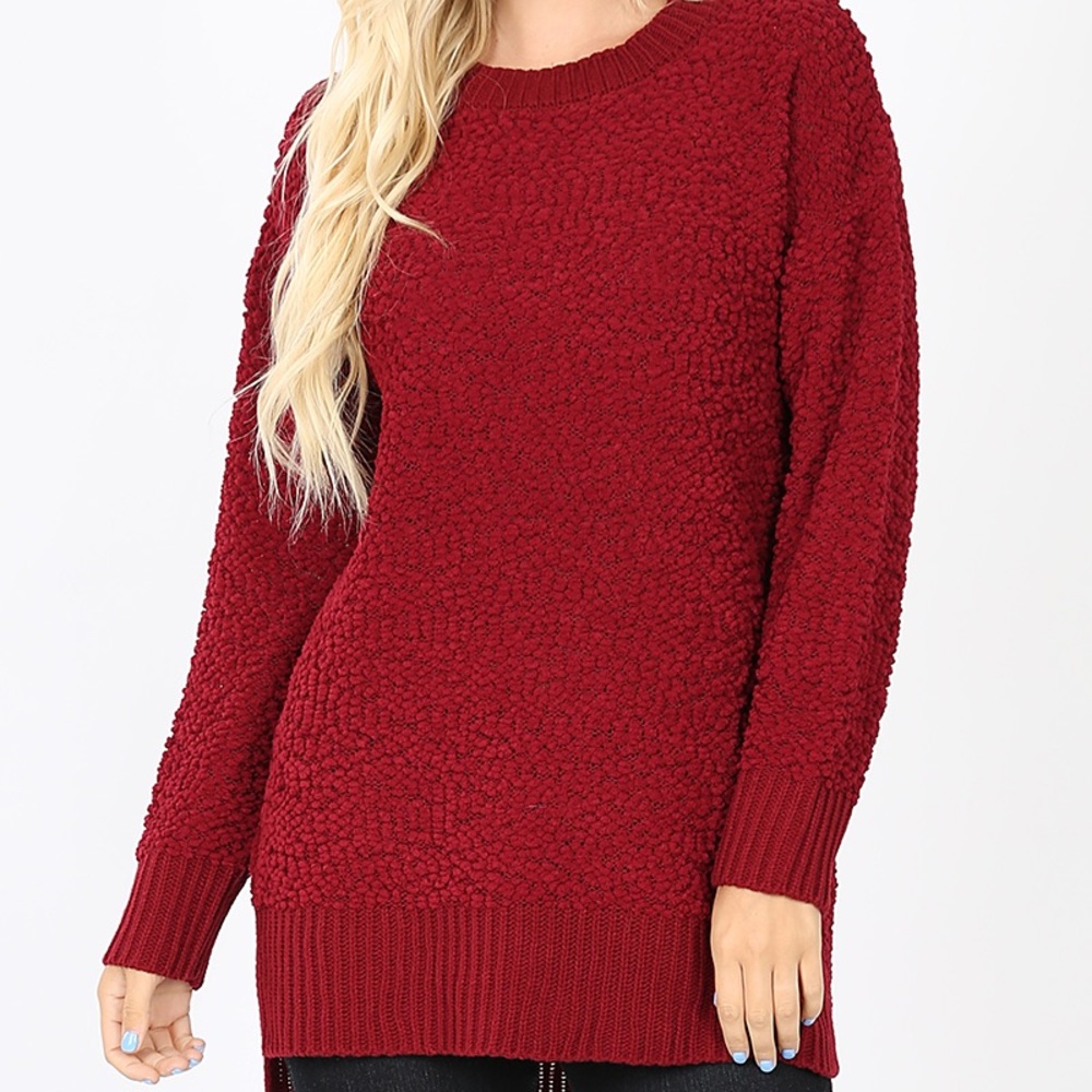 Zenana Popcorn Sweater